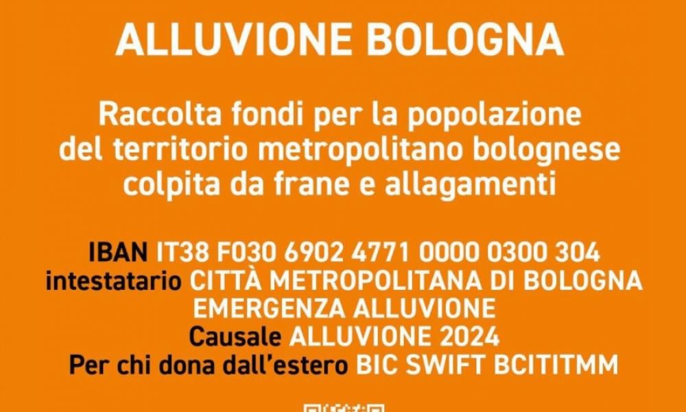 Raccolta fondi per la popolazione colpita dalla nuova alluvione