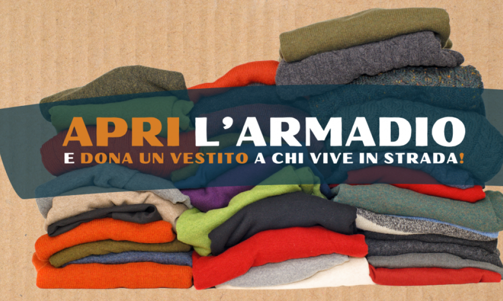 Apri l’armadio e dona un vestito a chi vive in strada