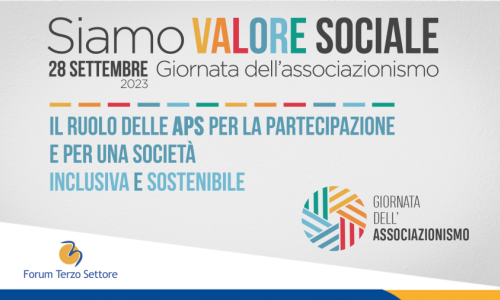 "Siamo valore sociale": la prima Giornata dell'Associazionismo