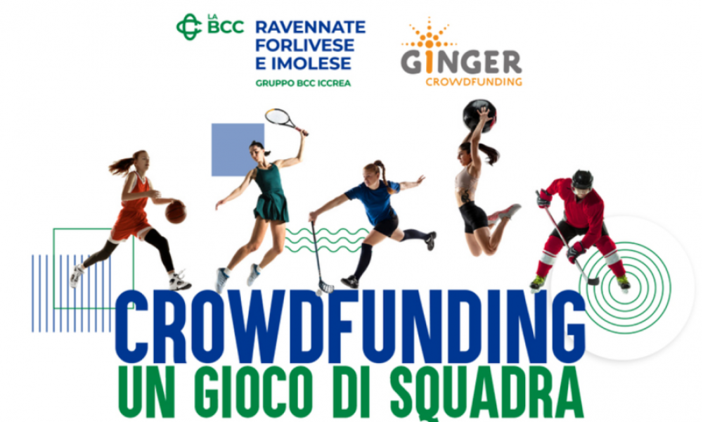 "Crowdfunding un gioco di squadra": la call di BCC e Ginger per sostenere progetti sportivi