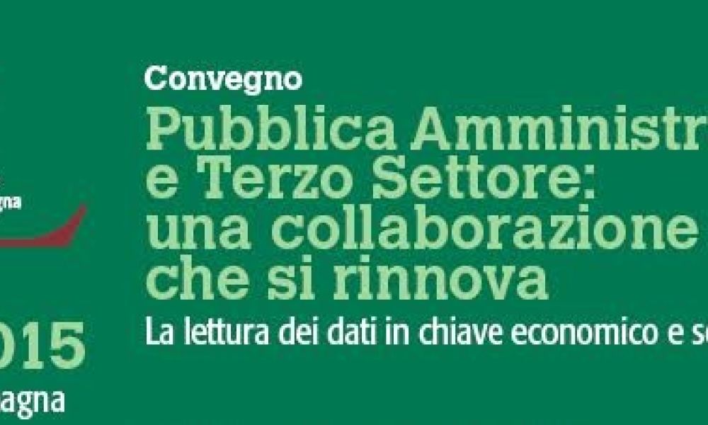 Save the date. Il 27 ottobre il convegno "Pubblica amministrazione e terzo settore: una collaborazione che si rinnova"