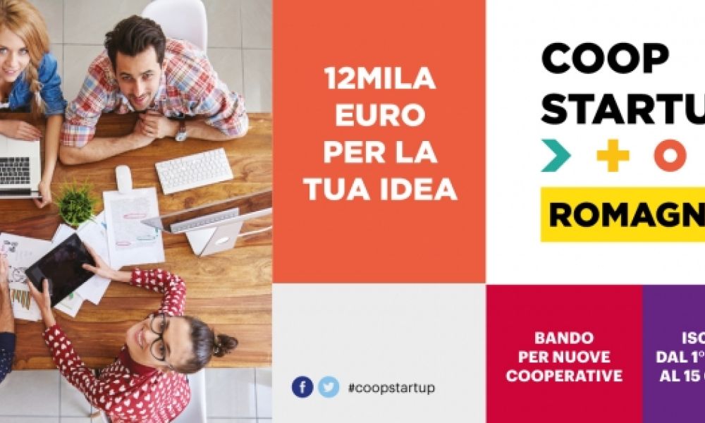 Coopstartup Romagna, un bando per lo sviluppo di idee imprenditoriali da realizzare in cooperativa