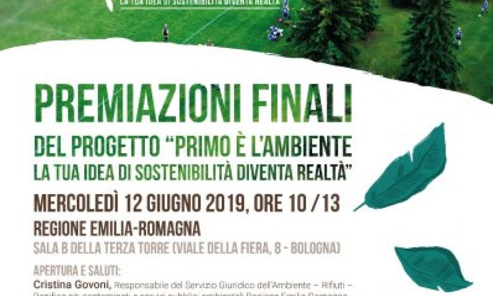 Primo è l'Ambiente, Regione Emilia-Romagna e Uisp premiano le società virtuose