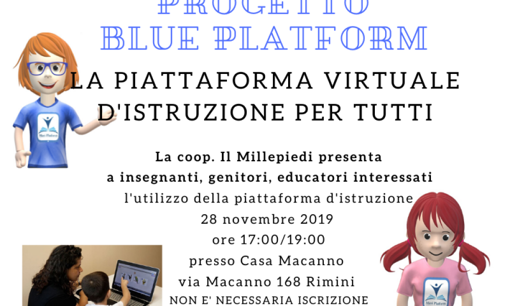 A Rimini la presentazione "Blue platform", la piattaforma per l'istruzione inclusiva