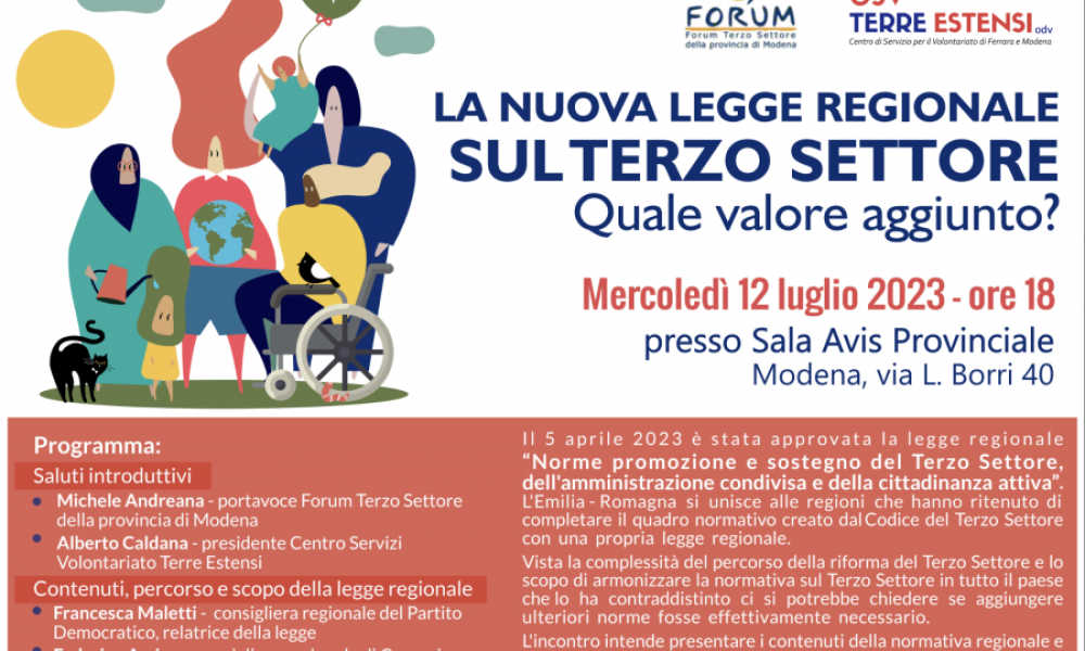 La nuova legge regionale sul Terzo Settore: quale valore aggiunto?