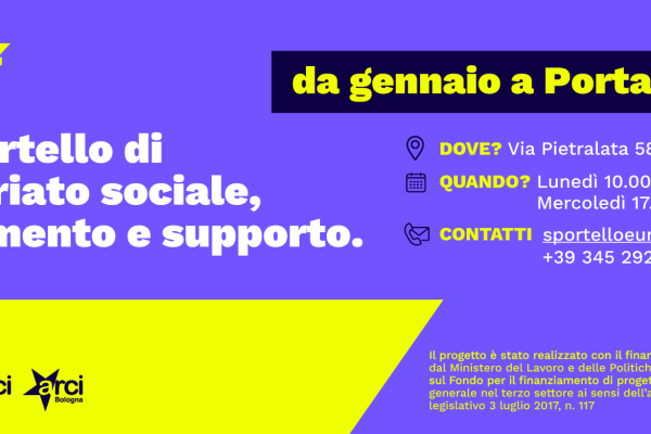 Nasce Eureka!, lo sportello di segretariato sociale e supporto alle marginalità