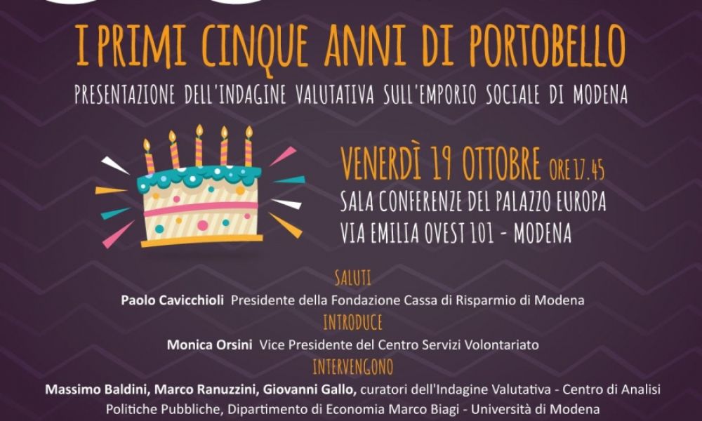 I primi cinque anni dell'Emporio Sociale Portobello