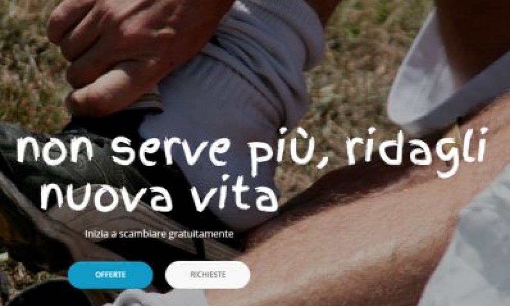 Nasce sportina.org, il sito per scambiare materiale sportivo